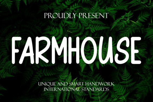 Farmhouse Font: A Playful Tool for Modern Design