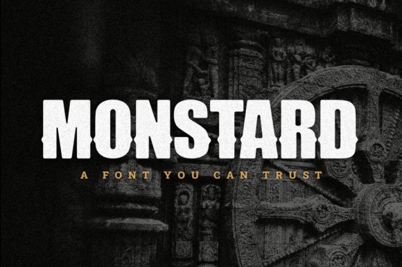 Monstard: The Bold Display Font for Impactful Design