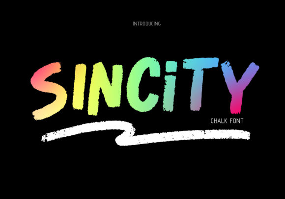 Sincity: Unleashing Street Art Energy in Modern Typography