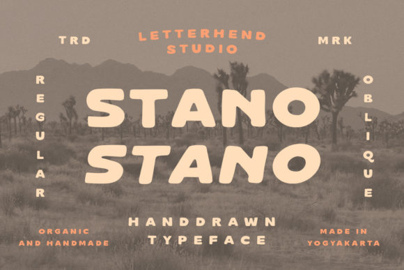 Stano: A Bold Vintage Font for Impactful Design